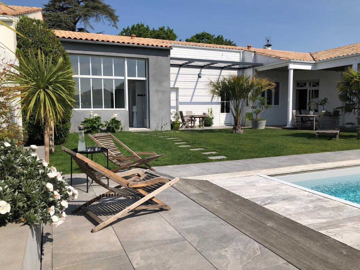 Maison M, Chambre Privee Acces Jardin Piscine Et Jacuzzi Pres De La Rochelle La Rochelle  Zewnętrze zdjęcie